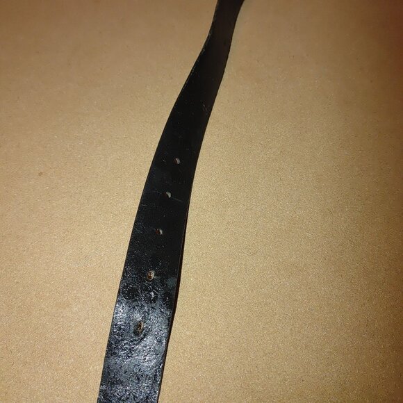 Pierre Cardin Reversible Black Brown 40 Belt Mens Vintage Logo Two Tone Buckle - Picture 8 of 10